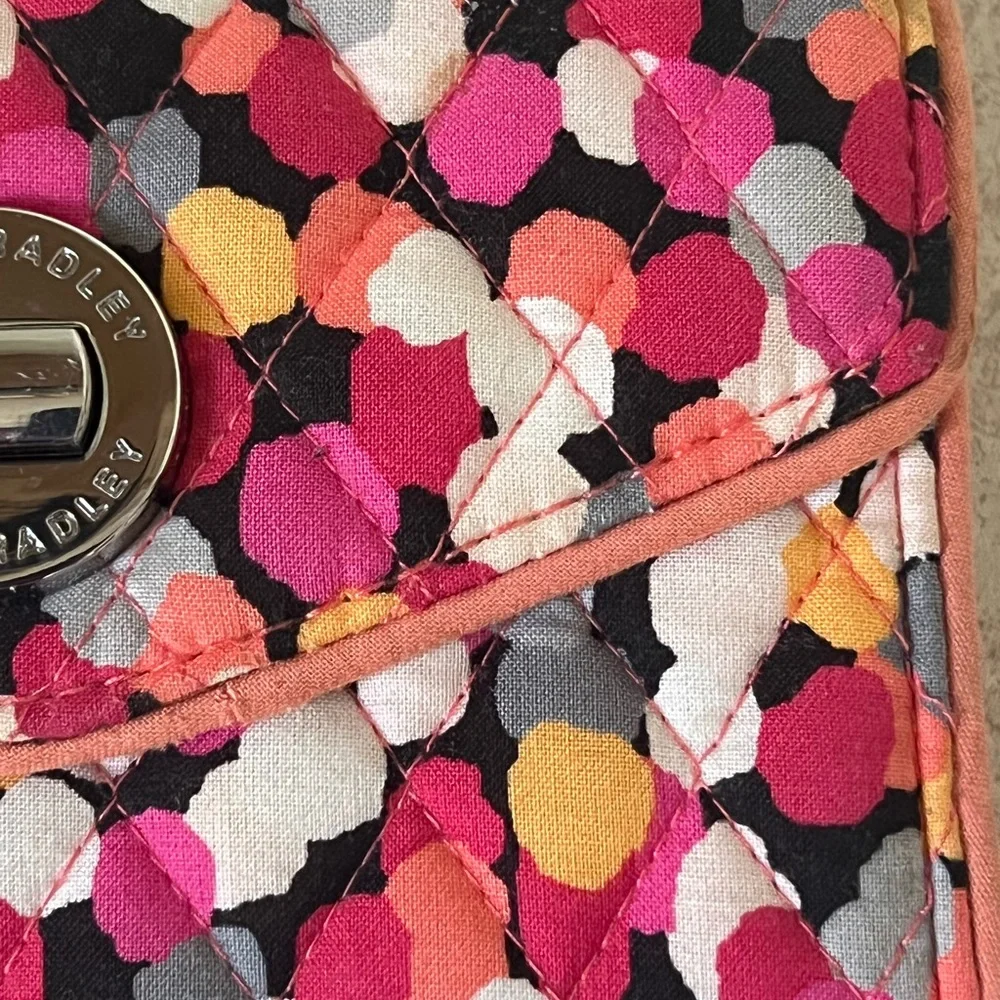 Vera Bradley polka dot small wallet